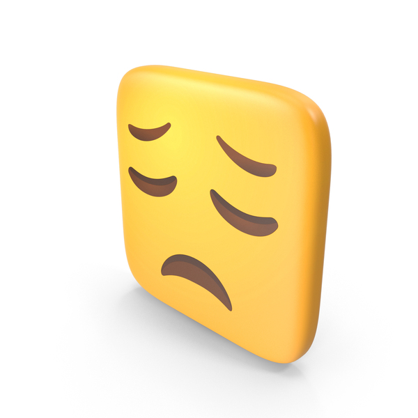 Facial Expression: Disappointed Face Square Emoji PNG & PSD Images Facial Expression: Disappointed Face Square Emoji PNG & PSD Images