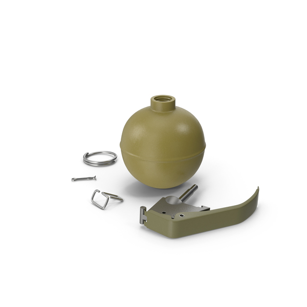 Disassembled Grenade PNG & PSD Images