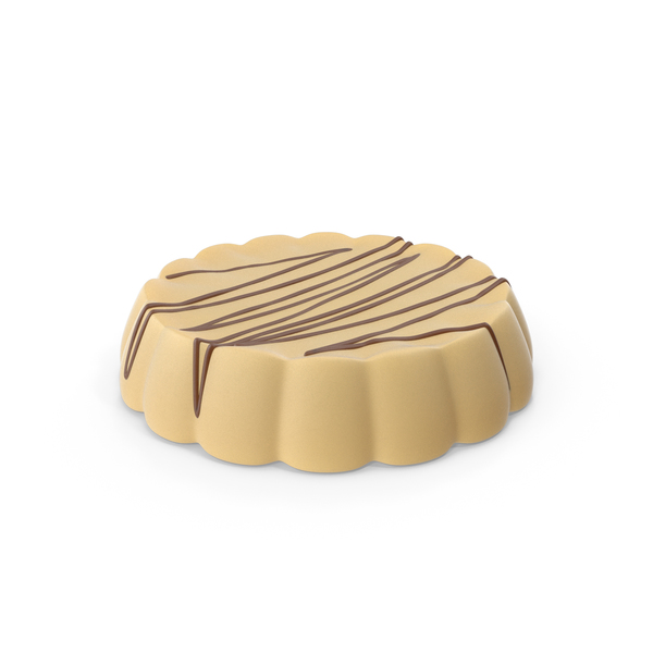 Disk White Chocolate With Chocolate Lines PNG & PSD Images Disk White Chocolate With Chocolate Lines PNG & PSD Images