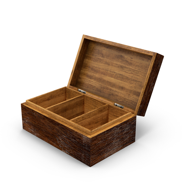 Wooden: Distressed Wood Box PNG & PSD Images