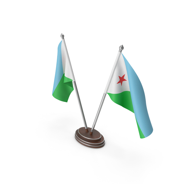 Djibouti Cloth Two Flags Stand PNG Images & PSDs for Download ...