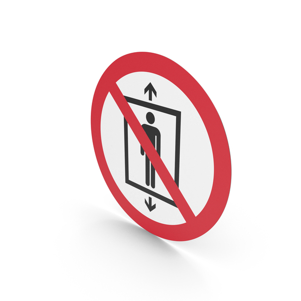 Do Not Use This Lift For People Sign PNG & PSD Images