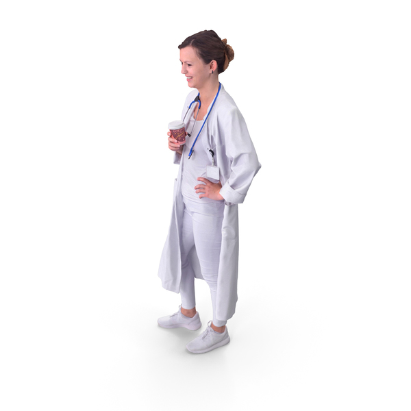 Doctor Woman With Coffee PNG & PSD Images Doctor Woman With Coffee PNG & PSD Images