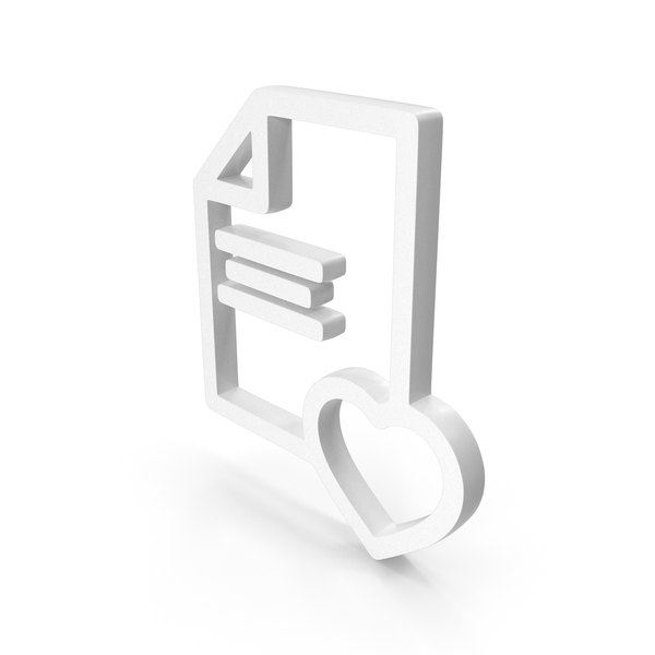 Symbols: Document With Heart Icon PNG & PSD Images Symbols: Document With Heart Icon PNG & PSD Images