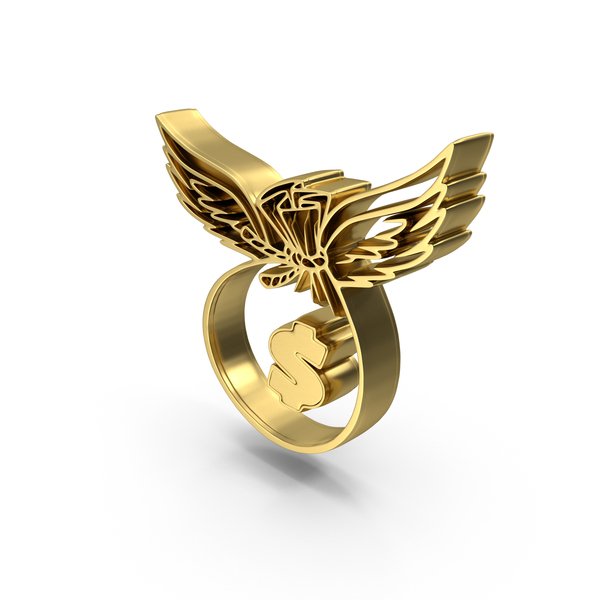 Money: Dollar Bag Flying Symbol PNG & PSD Images