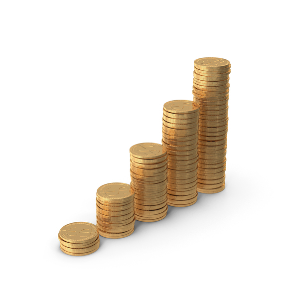 Gold Coin: Dollar Coins Growing Stack PNG & PSD Images Gold Coin: Dollar Coins Growing Stack PNG & PSD Images
