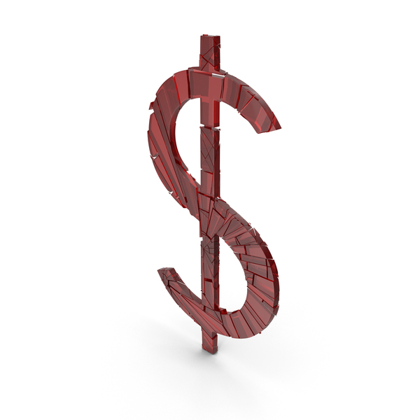 Sign: Dollar Cracked Red Glass PNG & PSD Images Sign: Dollar Cracked Red Glass PNG & PSD Images