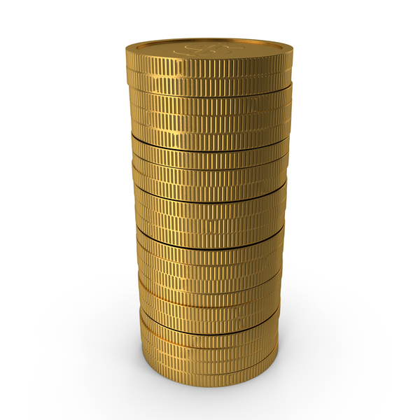 Coin: Dollar Gold Coins PNG & PSD Images