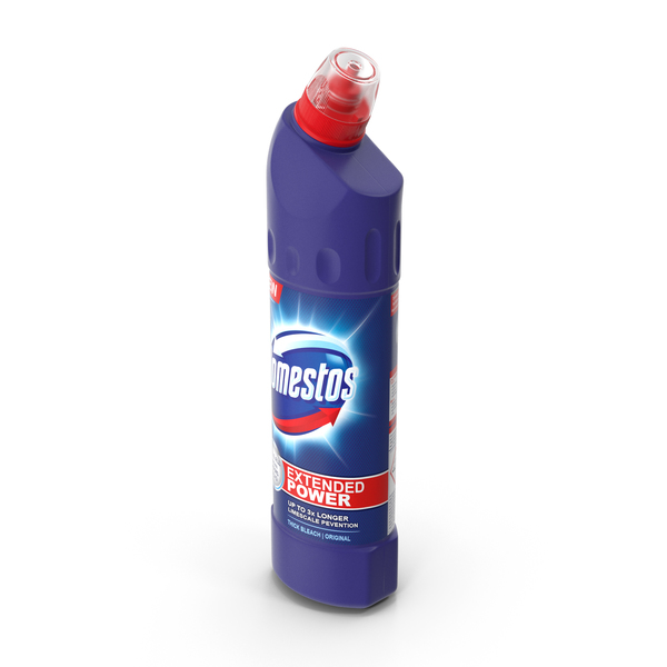 Cleaning Liquid: Domestos Original Thick Bleach Toilet Cleaner PNG & PSD Images