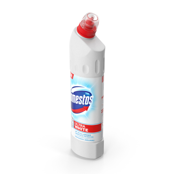 Cleaning Liquid: Domestos Toilet Cleaner Bleach Ultra White PNG & PSD Images