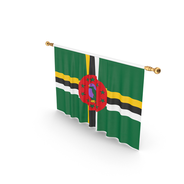 Dominica Country Flag Hanging PNG & PSD Images Dominica Country Flag Hanging PNG & PSD Images