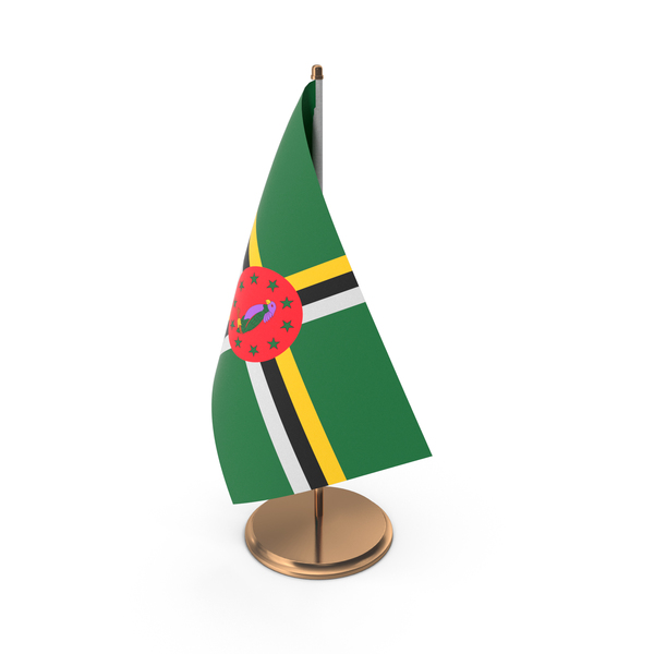Dominica Desk Flag PNG & PSD Images