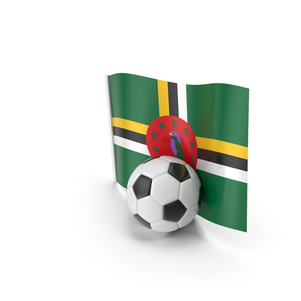 Dominica Flag With Foot Ball PNG & PSD Images Dominica Flag With Foot Ball PNG & PSD Images