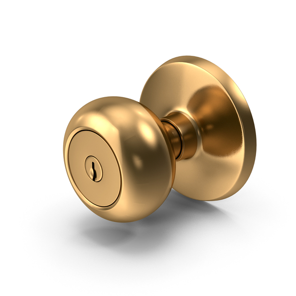 Doorknob: Door Knob Golden With Keyhole PNG & PSD Images Doorknob: Door Knob Golden With Keyhole PNG & PSD Images