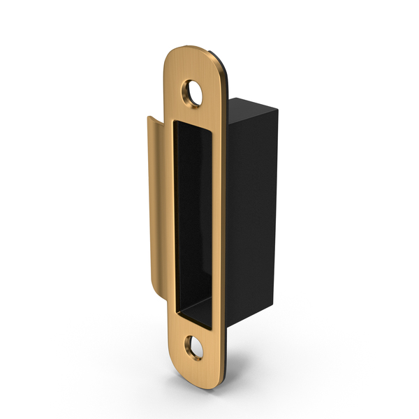 Deadbolt: Door Lock Strike Plate Golden PNG & PSD Images Deadbolt: Door Lock Strike Plate Golden PNG & PSD Images