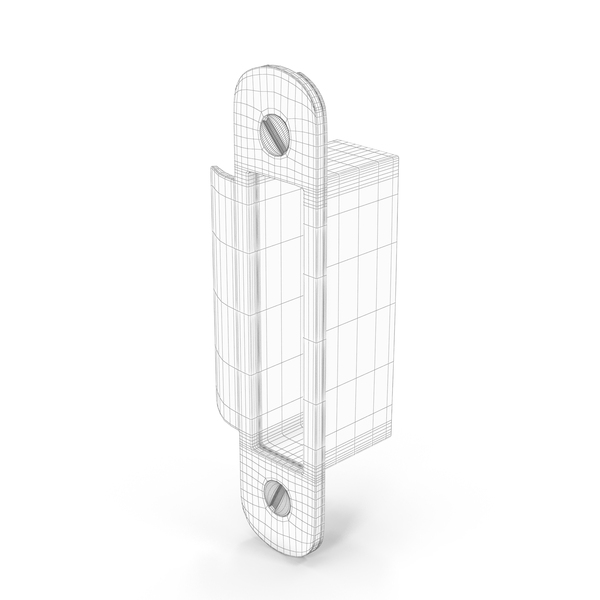 Door Lock Strike Plate With Screw Head Wireframe PNG & PSD Images Door Lock Strike Plate With Screw Head Wireframe PNG & PSD Images
