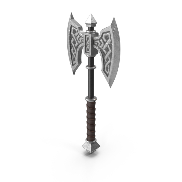 Double Bladed Battle Steel Axe PNG & PSD Images Double Bladed Battle Steel Axe PNG & PSD Images