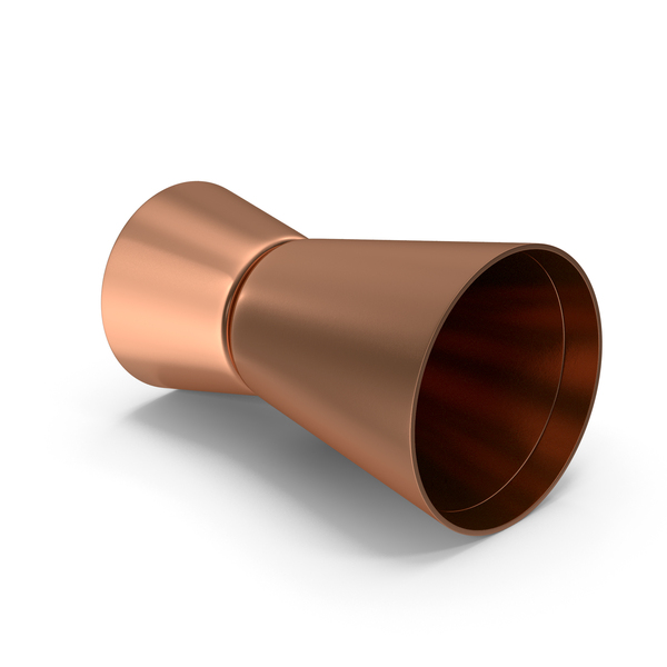Food Container: Double Sided Jigger Copper Tipped Over PNG & PSD Images