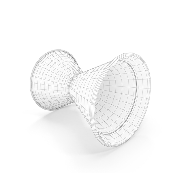 Double Sided Jigger Tipped Over Wireframe PNG & PSD Images Double Sided Jigger Tipped Over Wireframe PNG & PSD Images