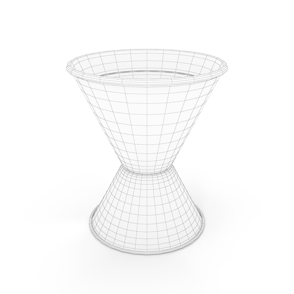 Double Sided Jigger Wireframe PNG & PSD Images