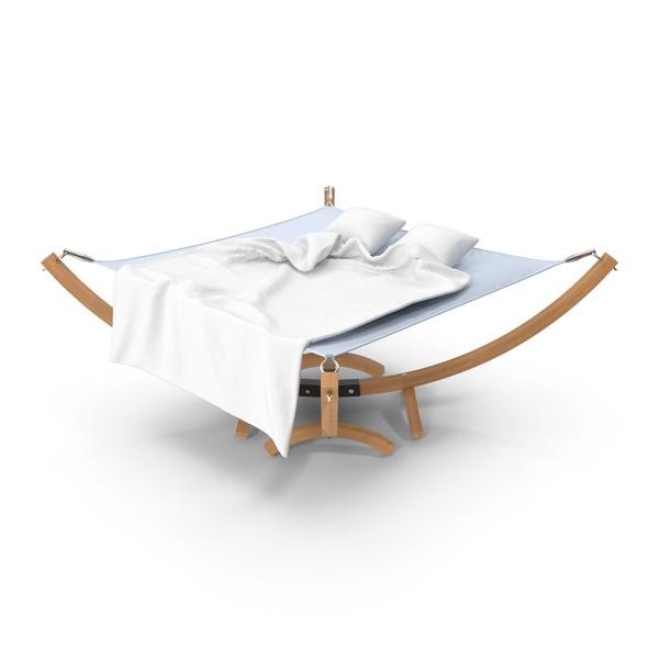 Double Timber Hammock Bed Square PNG & PSD Images
