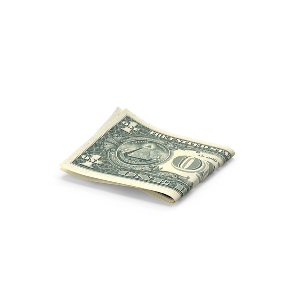 One Bill: Double US 1 Dollar Fold Ground PNG & PSD Images One Bill: Double US 1 Dollar Fold Ground PNG & PSD Images