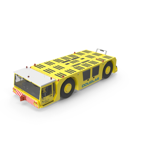 Deck Tow Tractor: Douglas DC12-600 PNG & PSD Images