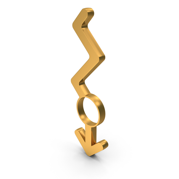 Symbols: Down Arrow Circular Frame Market Symbol PNG & PSD Images