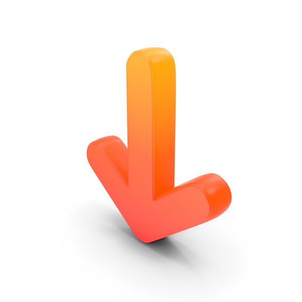 Symbols: Down Arrow Icon PNG & PSD Images