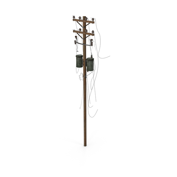 Utility Pole: Down Power Lines PNG & PSD Images