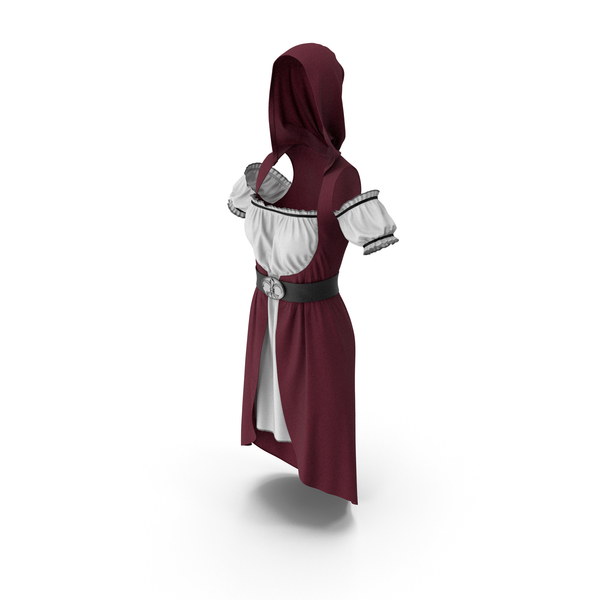 Dress with Hood PNG & PSD Images Dress with Hood PNG & PSD Images