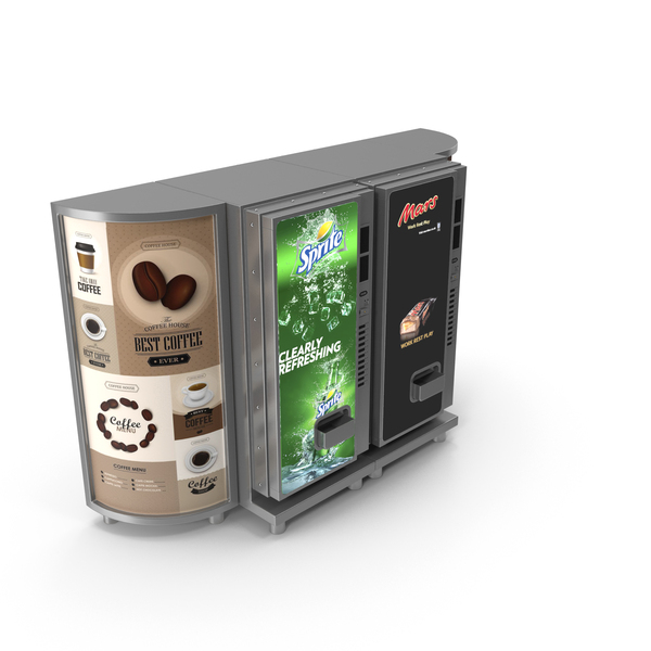 Drinks Vending Machine With Lightboxes PNG & PSD Images Drinks Vending Machine With Lightboxes PNG & PSD Images