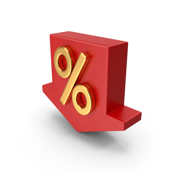 Directional Arrow: Drop in Percentage Symbol PNG & PSD Images Directional Arrow: Drop in Percentage Symbol PNG & PSD Images
