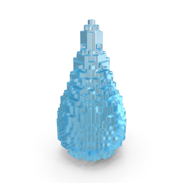 Water: Drop Liquid Voxelated PNG & PSD Images Water: Drop Liquid Voxelated PNG & PSD Images