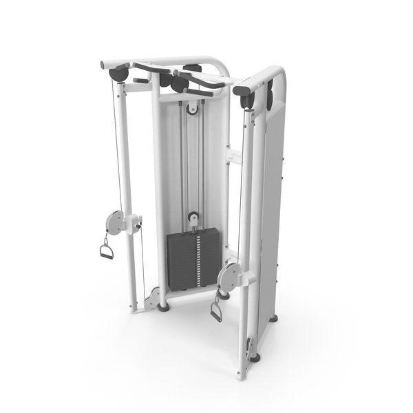 Exercise: Dual Cables Gym Equipment PNG & PSD Images