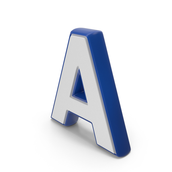 Dual Color Alphabet Capital A Blue PNG Images & PSDs for Download ...