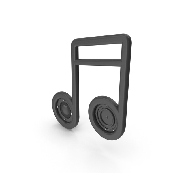 Duplicate File Upload,: Black Musical Note Speaker PNG & PSD Images