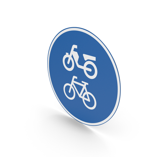 Dutch Route For Pedal Cycle And Mopeds Only Sign PNG & PSD Images