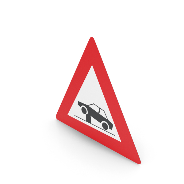 Traffic Signs: Dutch Sign Warning for Retractable Bollard PNG & PSD Images