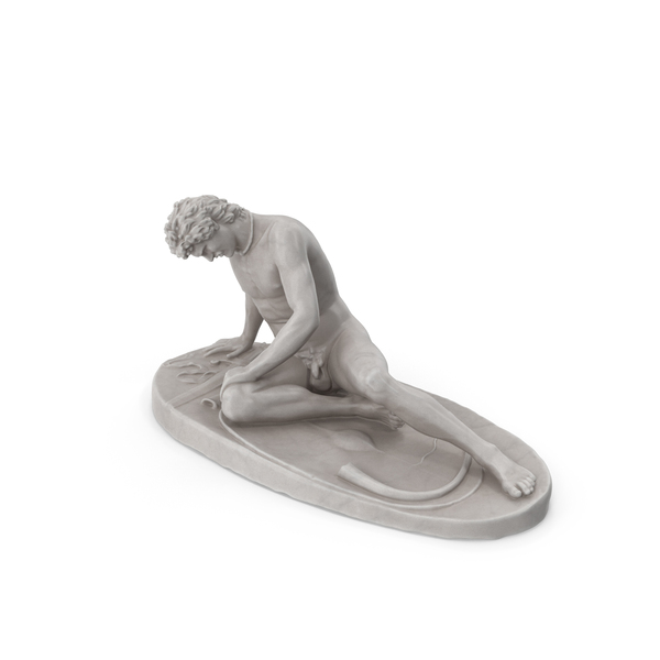 Dying Gladiator Sculpture PNG & PSD Images
