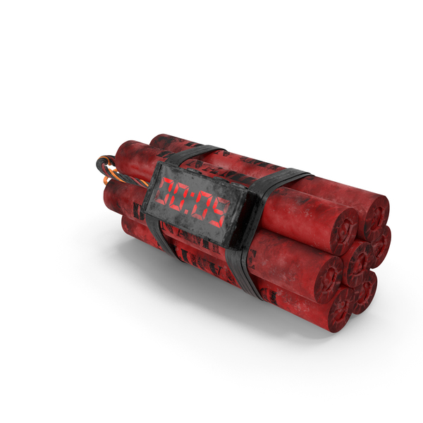 Dynamite Time Bomb Dirty PNG & PSD Images
