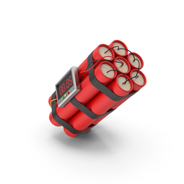Dynamite With Timer Five Second Left PNG & PSD Images Dynamite With Timer Five Second Left PNG & PSD Images