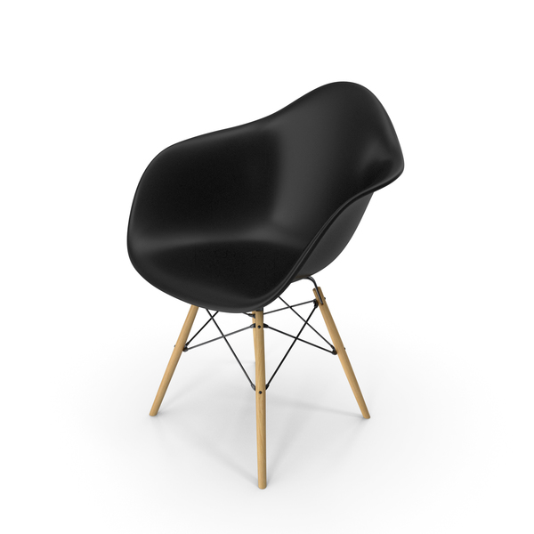 Arm Chair: Eames Modern Armchair Black PNG & PSD Images Arm Chair: Eames Modern Armchair Black PNG & PSD Images