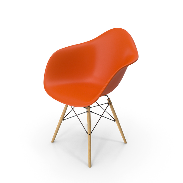 Arm Chair: Eames Modern Armchair Orange PNG & PSD Images Arm Chair: Eames Modern Armchair Orange PNG & PSD Images