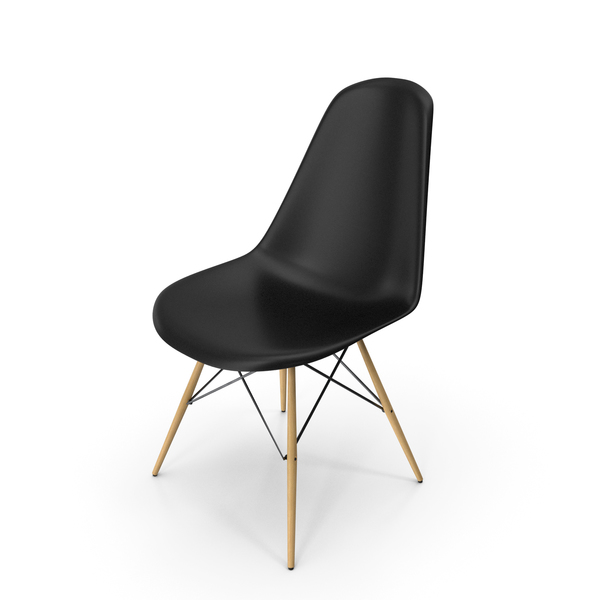 Eames Modern Chair Black PNG & PSD Images Eames Modern Chair Black PNG & PSD Images