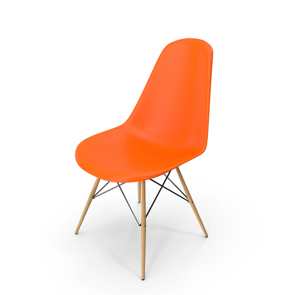 Eames Modern Chair Orange PNG & PSD Images Eames Modern Chair Orange PNG & PSD Images
