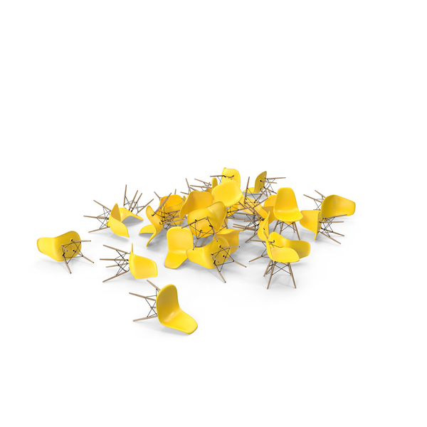 Eames Plastic Side Chair DSW Sunlight Multi Posed PNG & PSD Images Eames Plastic Side Chair DSW Sunlight Multi Posed PNG & PSD Images