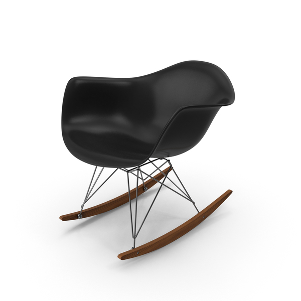 Eames Rocking Chair Black PNG & PSD Images Eames Rocking Chair Black PNG & PSD Images