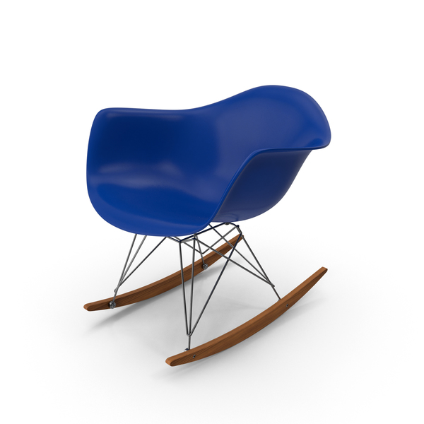 Eames Rocking Chair Blue PNG & PSD Images Eames Rocking Chair Blue PNG & PSD Images