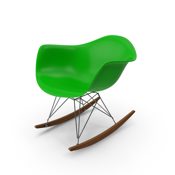 Eames Rocking Chair Green PNG & PSD Images Eames Rocking Chair Green PNG & PSD Images